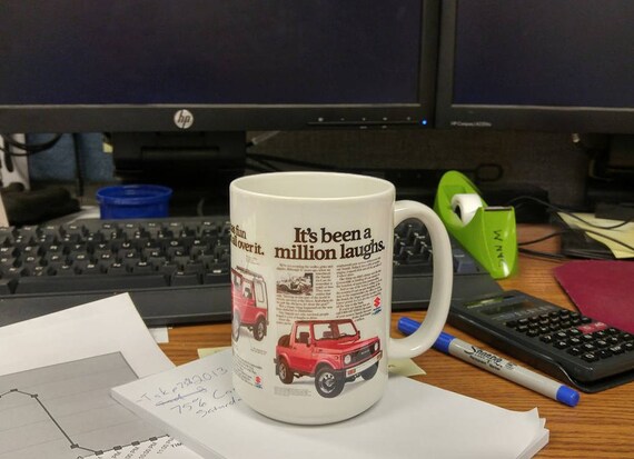 Suzuki Samurai custom sublimated mug