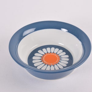 Vintage Figgjo Flint Norway - Turi Design - DAISY Large Serving Bowl - Flower Decor - Scandinavian Mid-century Tableware Dinnerware Design