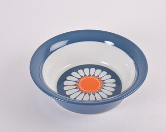 Vintage Figgjo Flint Norwegen - Turi Design - DAISY Große Servierschüssel - Blumendekor - Skandinavisches Mid-Century Geschirr