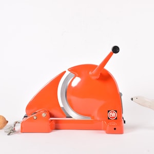 Vintage EVA Denmark - Multi-Purpose Slicer - for Bread & Cold Cuts - Red - Danish Scandinavian Mid-century Retro Kitchen Design 1960s