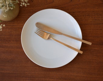 21,5cm / 8.5” Excellent! Royal Copenhagen - HVEDEKORN / Wheat Grain - Lunch Plate - Thorkild Olsen - 14210  - Danish Mid-century Tableware