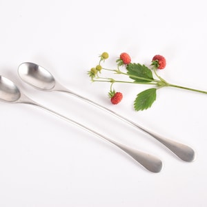 Rare Set of 2 Ice Spoons! Nanny Still for Hackman Finland - MANGO - Scandinavian Modern Kitchen Design - 1970s to 1980s
