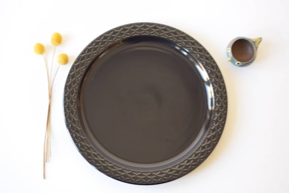 Bing og Groendahl TURQUOISE CORDIAL PALET Dinner Plate by Jens Harald Quistgaard Mint Condition