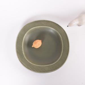 33 cm groß! Gunnar Nylund für Rörstrand Sweden - RITZI - Schüssel / Schüssel / Schüssel / Schüssel / Schüssel / Schüssel / Schüssel mit Streifendekor / Mid-Century Keramik