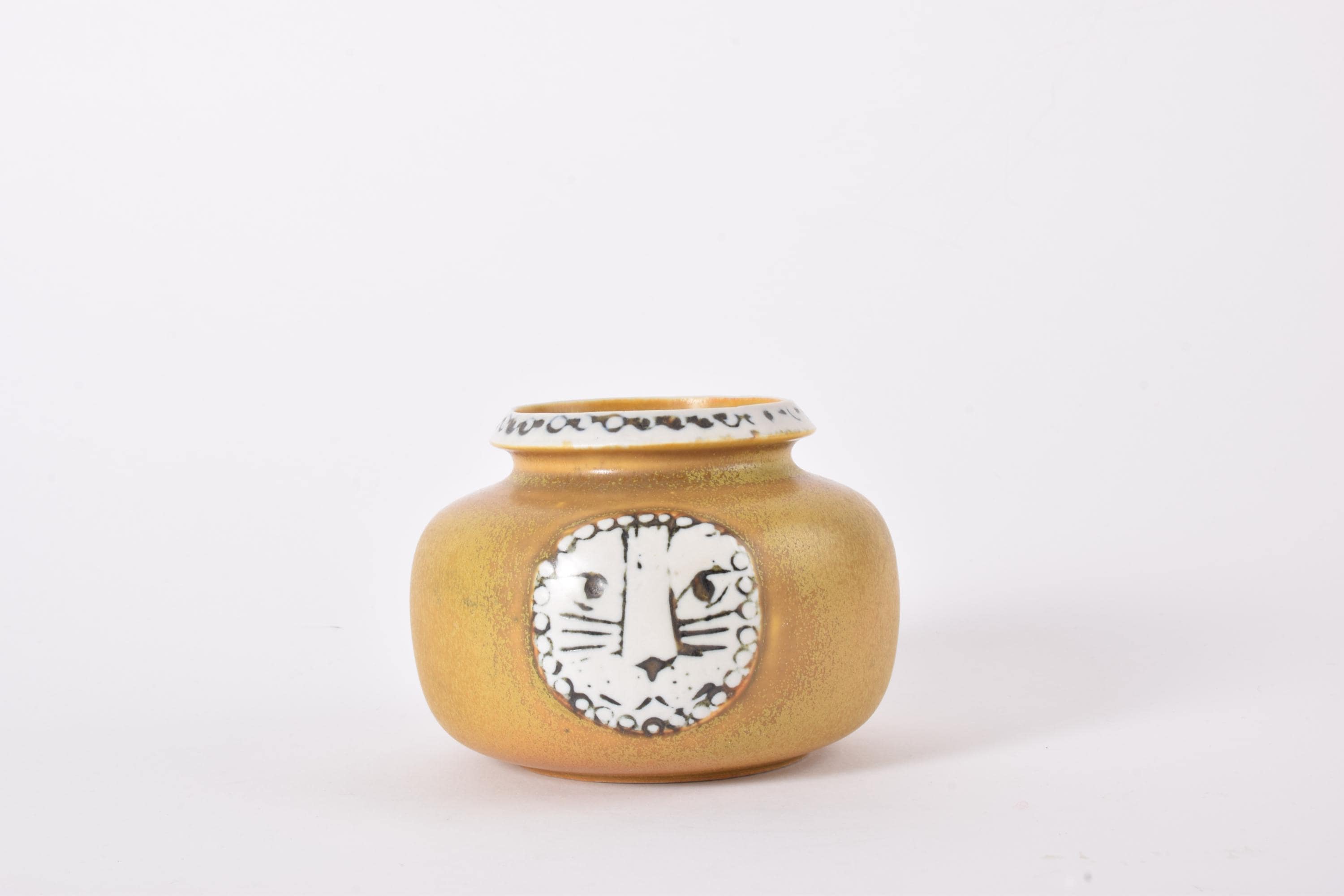 Lisa Larson Gustavsberg 花瓶 Lisa Larson for Gustavsberg Sweden - Thalia - Budded Vase With Cat