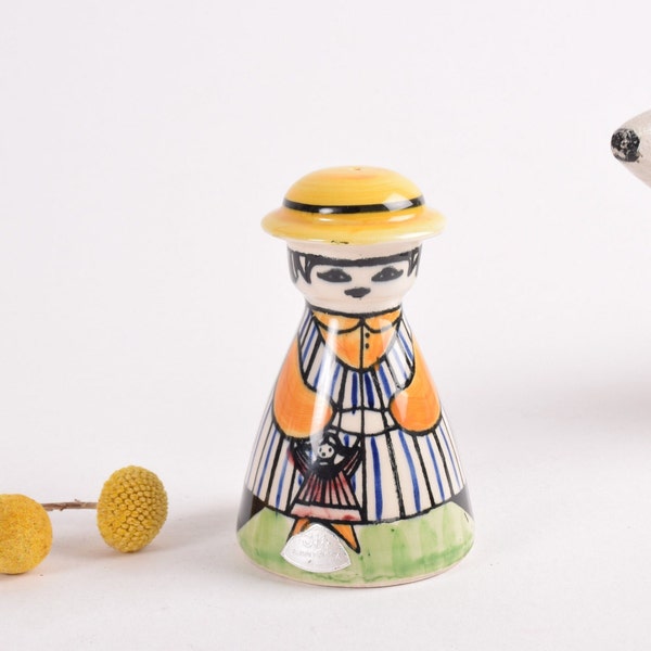 Vintage Swedish - Familjen Pepparsson - Pepper Shaker - Child - Anita Nylund for Jie Gantofta Sweden - Scandinavian Mid-century Design