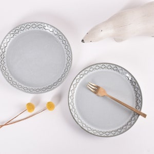 Set of 2! Jens Quistgaard - CORDIAL - Small Plate - Kronjyden / Nissen / Bing Grøndahl - Danish Scandinavian Mid-century Tableware Design