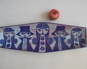 HUGE & RARE Marianne Starck for Michael Andersen - bowl / wall hanging - Persia glaze - midcentury