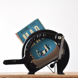 Near Mint! Vintage RAADVAD - Bread Slicer / Cutter - Original Black - Model 294 - Danish Mid-century Retro Kitchen Design - for Baker / Café