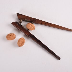Vintage Danish Preben Broste - Nutcracker - for Nuts - Rosewood and Brass - Stylish Scandinavian Home 1960s