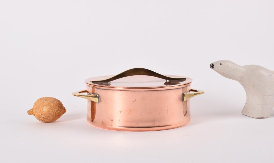 1960s Jens Quistgaard for Dansk Designs - Medium Copper Pot