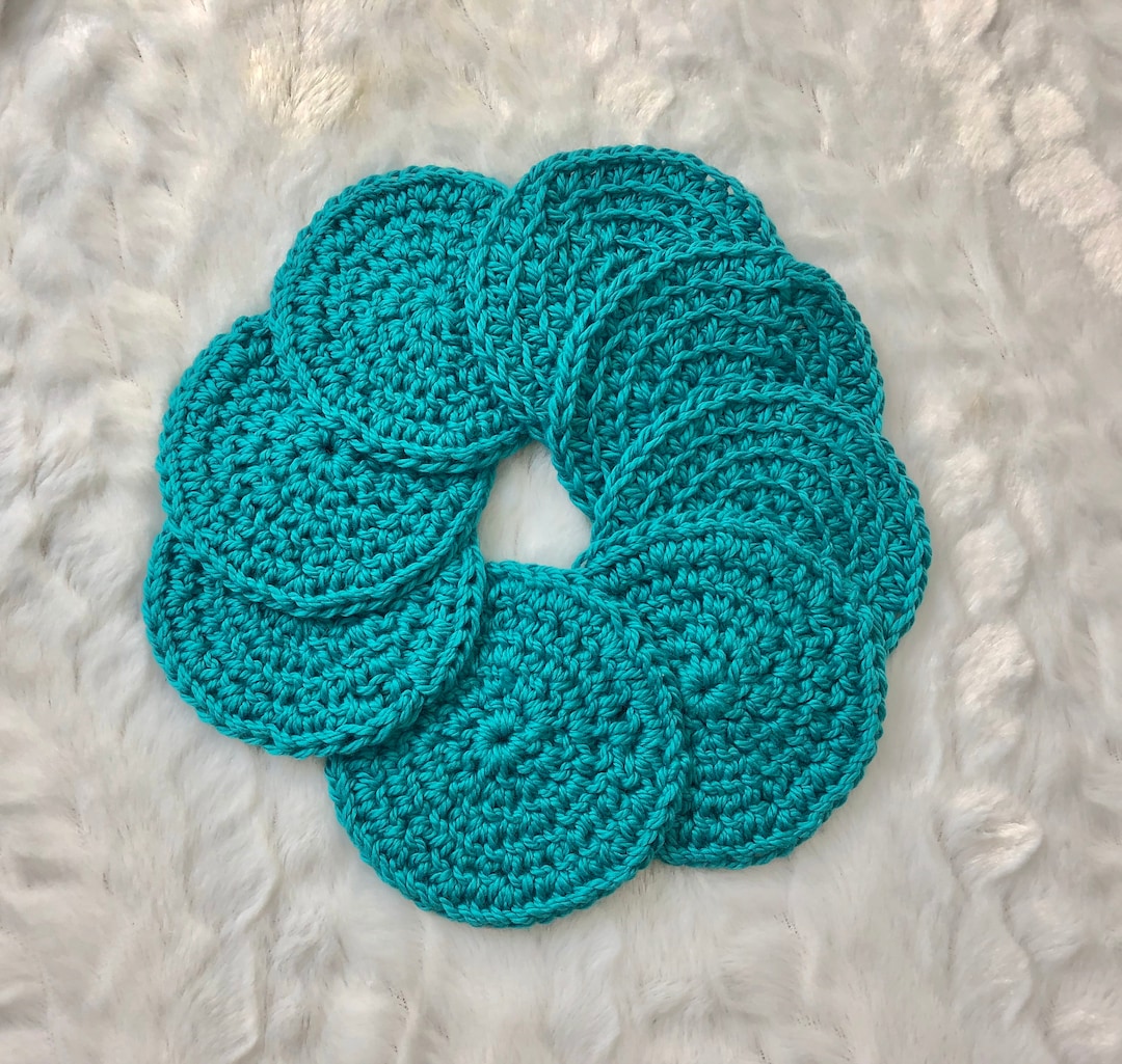 Reusable Cotton Rounds Crochet Face Scrubbies Makeup Etsy