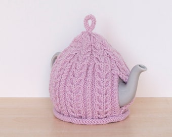 Knitted Tea Cozy, Powder Pink - IMBER