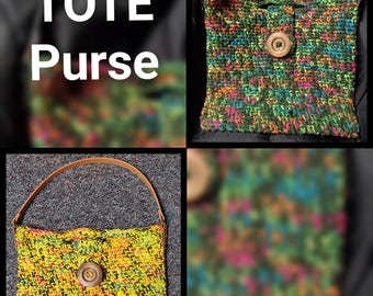 Crocheted Purse One Of A Kind Tote