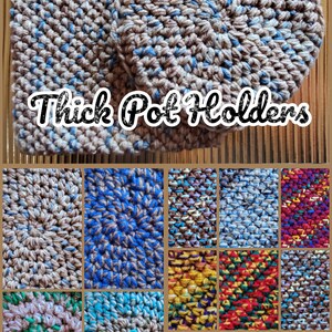 Pot Holder Trivet Crochet Hot Pads Thick Surface Protector