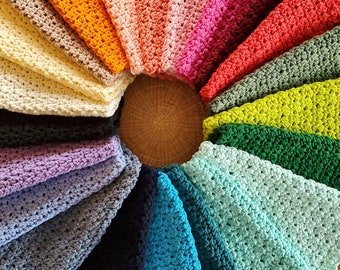 Crochet Dish Rag Dishcloths Cotton Dish Cloth 8" x 8" - 4" x 4" Face Makeup