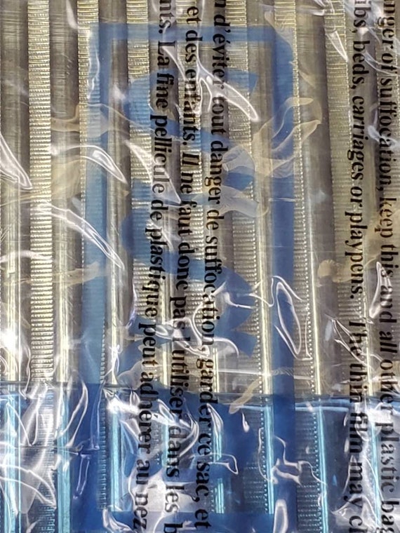 Avon SSS Clear Blue Plastic Zippered Make Up Trav… - image 3