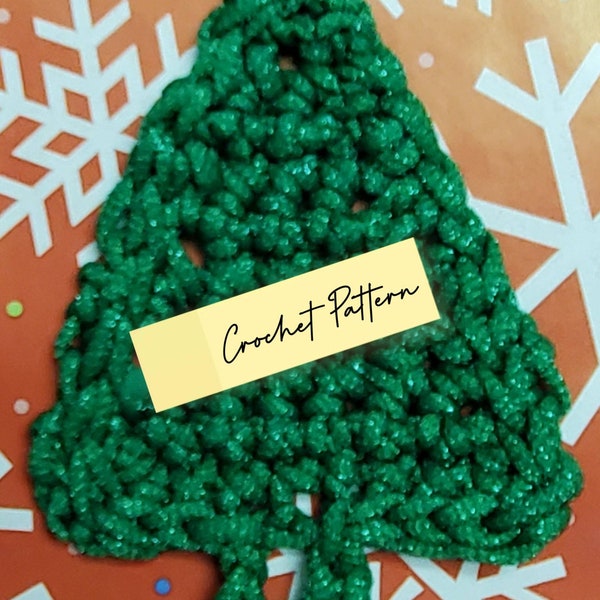 Pattern Crochet Tree Scrubby Beginner Quick and Easy Scrubbie