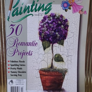 Painting Magazine 30 Romantic Projects February 2003 Vintage Like New