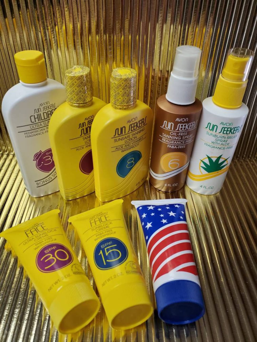 New Vintage Avon Sun Seekers Skin Care 1980s 1990s - Etsy