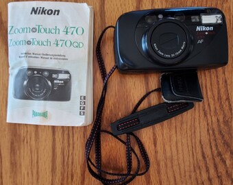 Vintage Nikon Zoom Touch 470 35 - 70 mm AF Film Camera