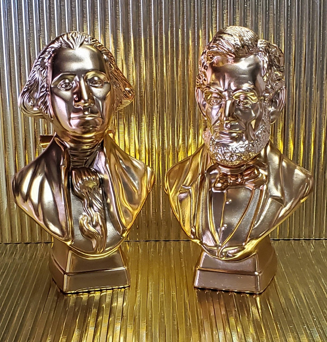 Vintage Avon Bust Decanter President Lincoln or Washington Etsy