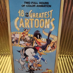 VHS NEW and Sealed 18 of the Greatest Cartoons Vintage 1990