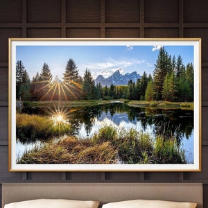 Beaver Pond Sunset, Grand Teton National Park