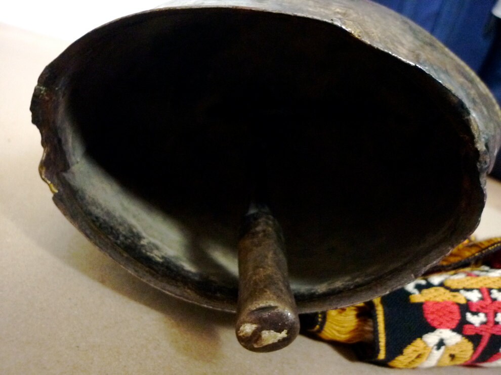 Giant Vintage Cowbell / Austrian Alps Tyrolean Swiss Etsy
