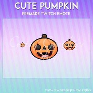 Cute Pumpkin Twitch Emote