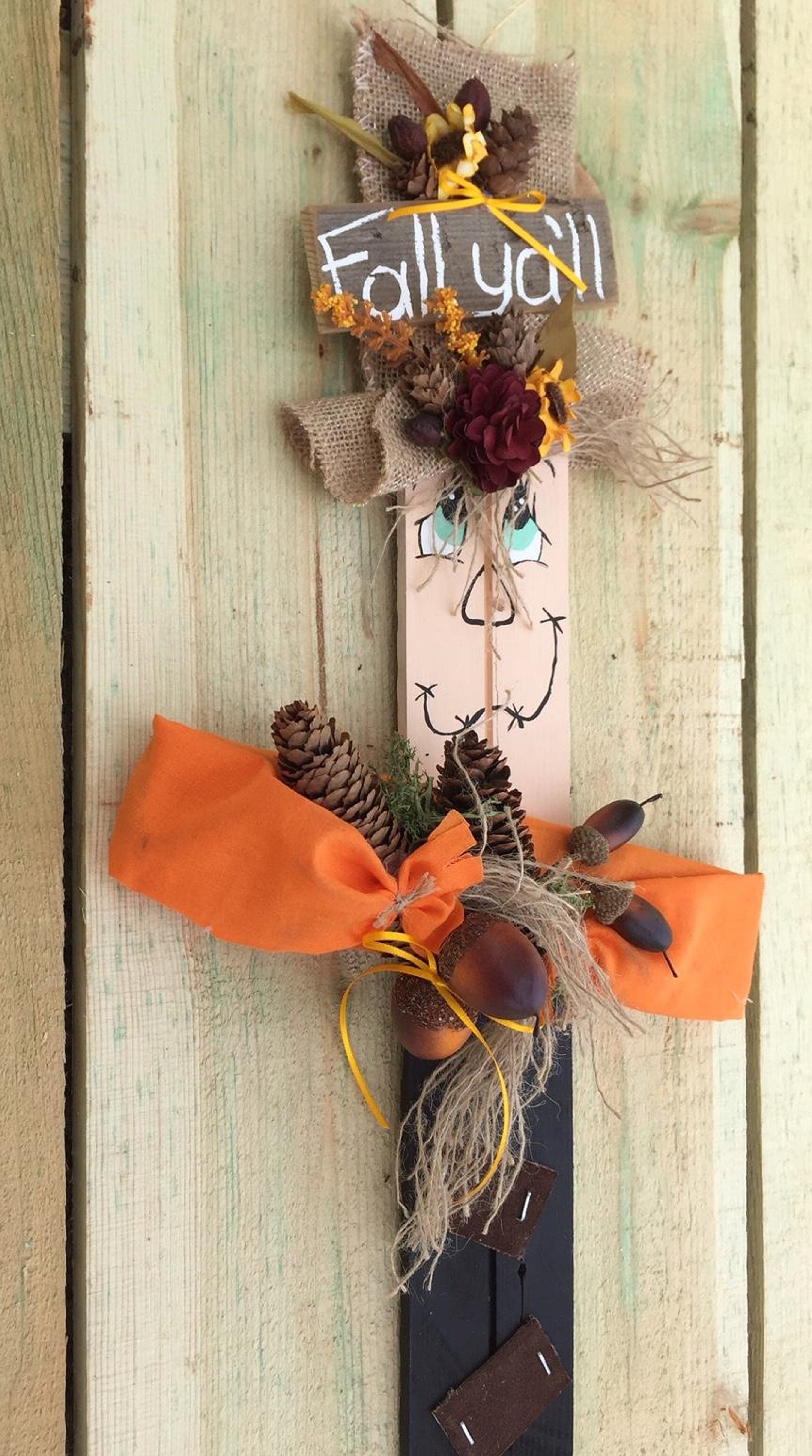 Scarecrow Fall Decoration | Etsy