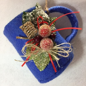 Christmas Cocoa Mug Ornament! Mini size Cup of Cocoa to warm up a whole new look for your festive seasonal Decorations!