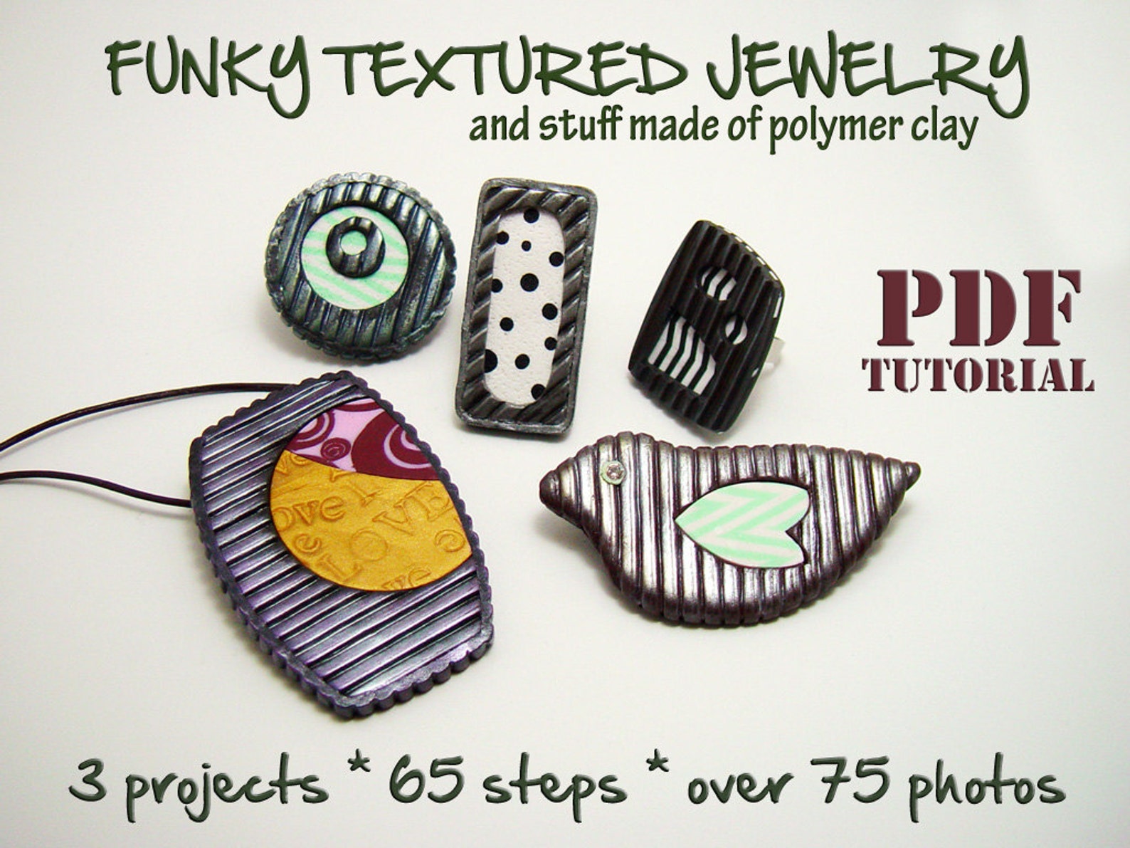 Polymer Clay Tutorial PDF Instructions DIY Idea Rich - Etsy