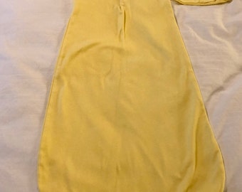 Vintage Yellow Zippered Pajama Sleeper