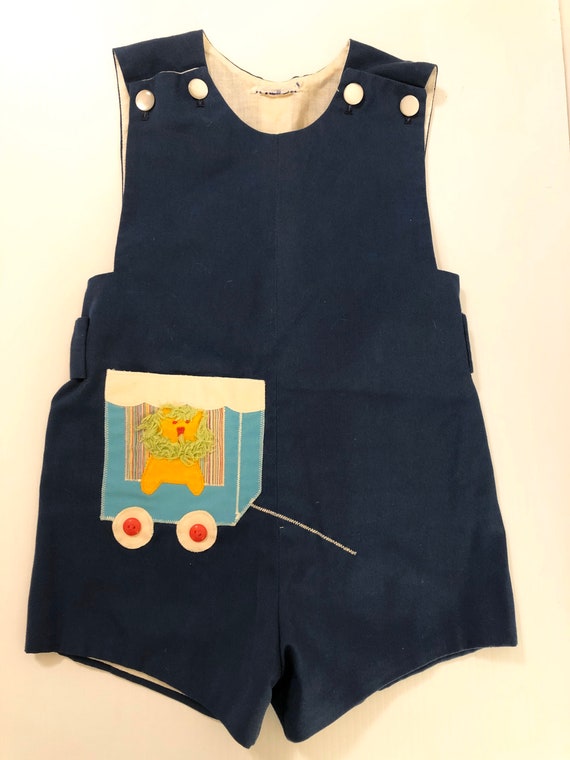 Vintage Circus Toddler Boys Romper