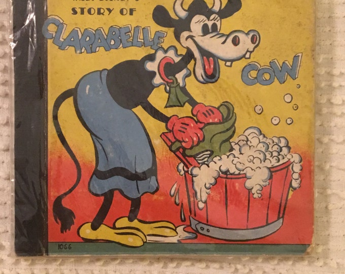 Vintage Walt Disney's Story of Clarabelle Cow 1938 Whitman Etsy