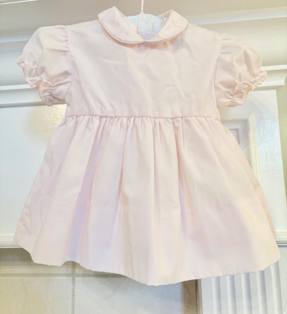Petit Ami Pink Peter Pan Collar Dress