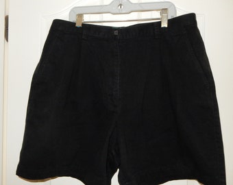 Sz 12 14 Ralph Lauren Authentic Dry Goods Shorts - Negro - Algodón - Verano - Casual