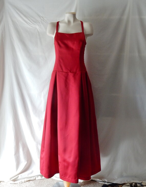 Sz 4 6 Formal Ball Gown & Wrap - Tall - 80s After… - image 5