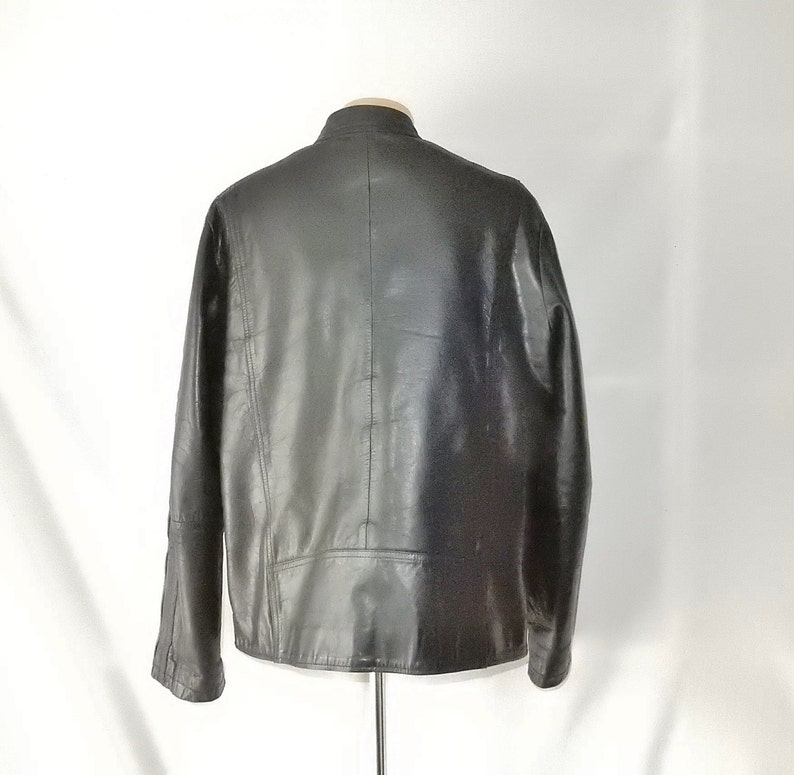 merona men's leather jacket