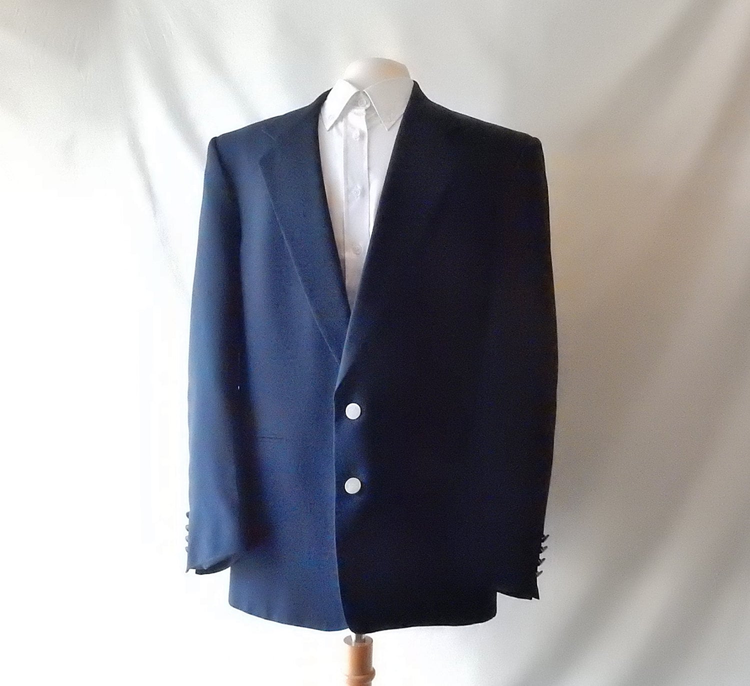 80s Mens Navy Blazer - Etsy