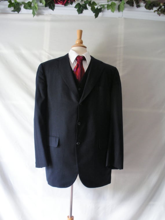 Size 40 42R Wool Suit Jacket Blazer Sport Coat & … - image 1