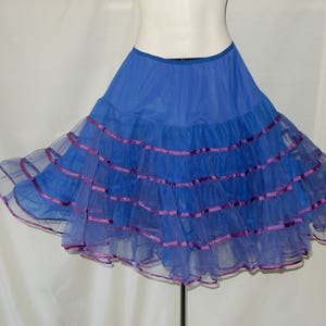 Sz L 100% Nylon Crinoline - Malco Modes - 1950s Vintage - Made in USA - Tulle Petticoat - Can Can - Dance Slip - Square Dance