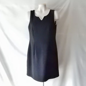 Sz 8 10 LBD - CDC Caren Desiree - Little Black Dress - Size M Medium L Large - No Wrinkle - Made in USA