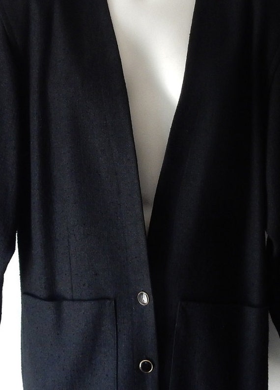 Sz 12 14 Black Blazer Jacket - Pant-Her - Union M… - image 3