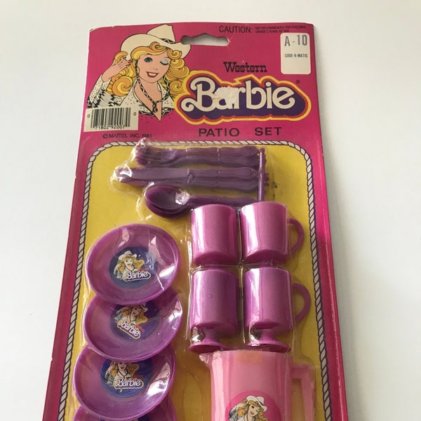 Barbie Patio Set Etsy