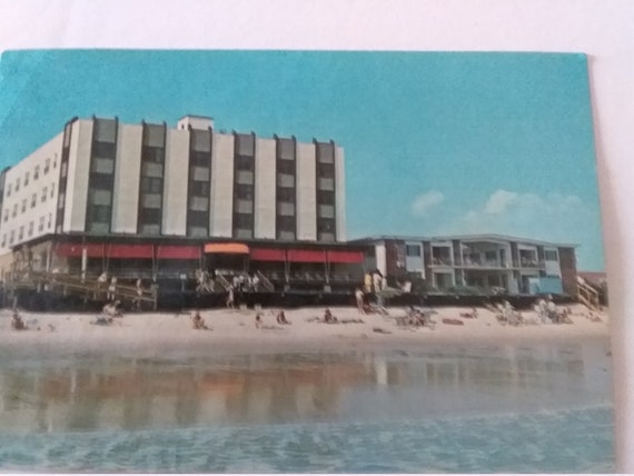 Postcard Vintage Ocean City Maryland Phillips Beach Plaza