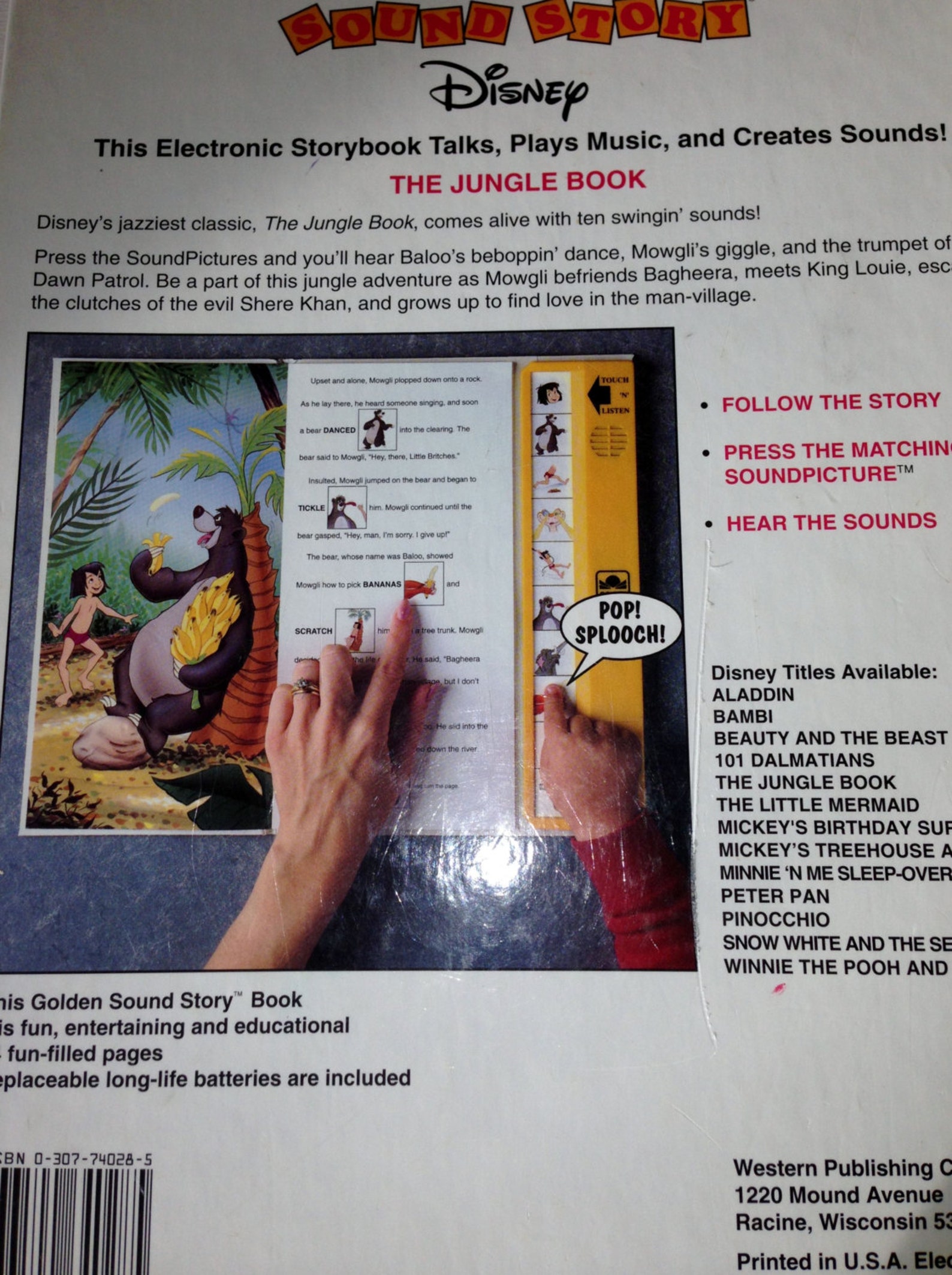 The Jungle Book Golden Sound Story Etsy