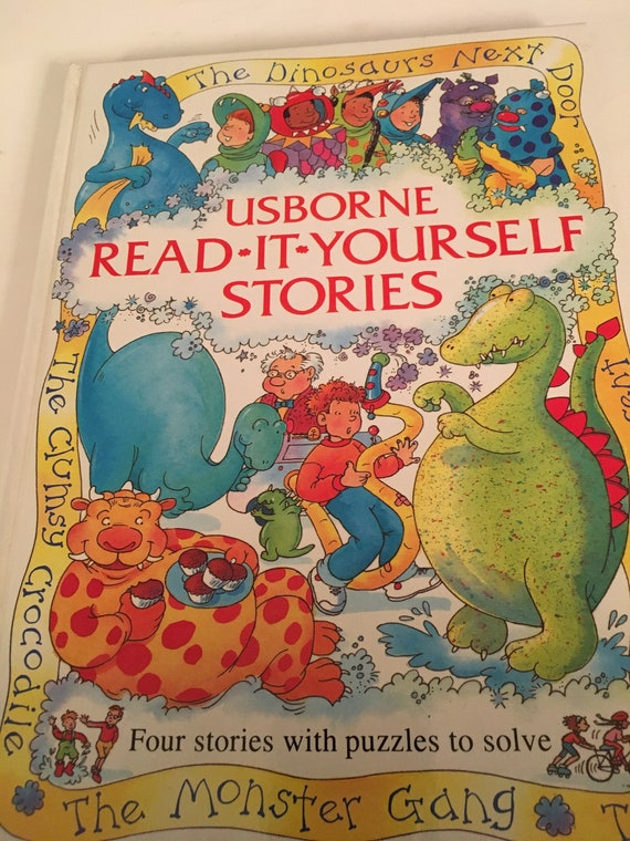 Usborne Read It Yourself Stories 4 Stories With Puzzles To Etsy