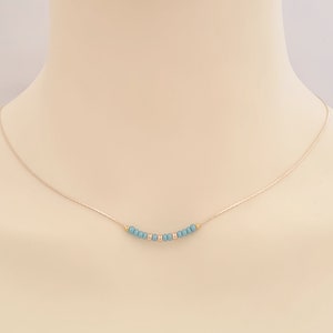 Morse Code Perlenkette von Little English Jewelry, Geheime Nachricht, Benutzerdefinierte Morse Code, personalisierte Morse Halskette, 21st, Namensschmuck